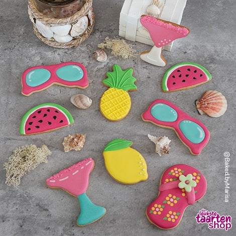 Summer beach cookies