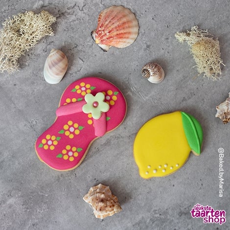 Summer beach cookies