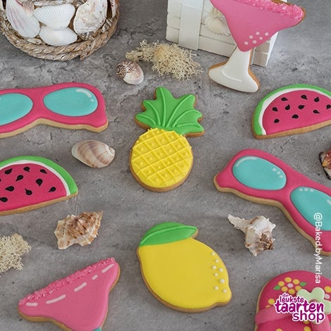 Summer beach cookies