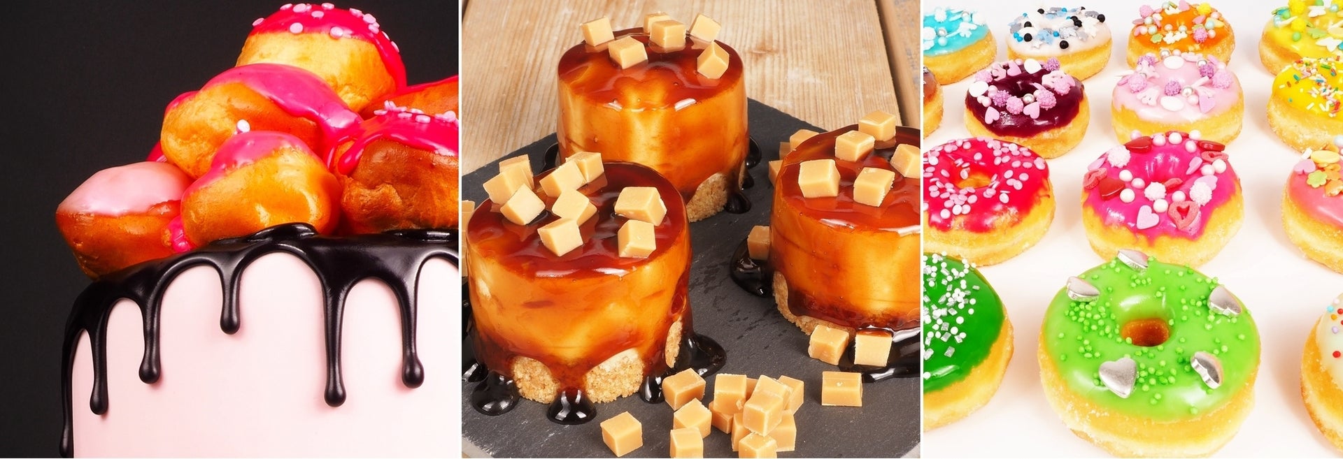 Profiteroles Drip Cake - Caramel Dream - Delicious Donuts