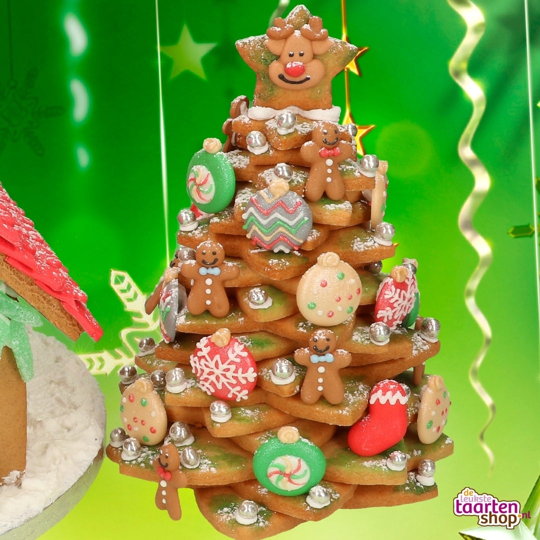 Christmas tree cookie