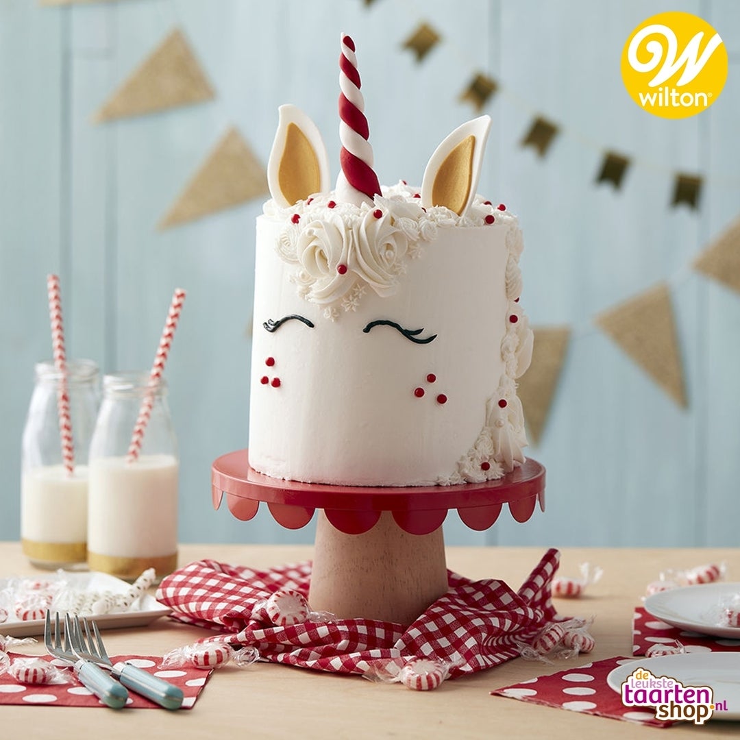 Unicorn kerst taart