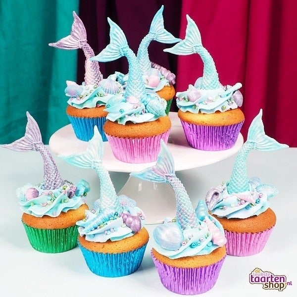 Recept: mermaid cupcakes