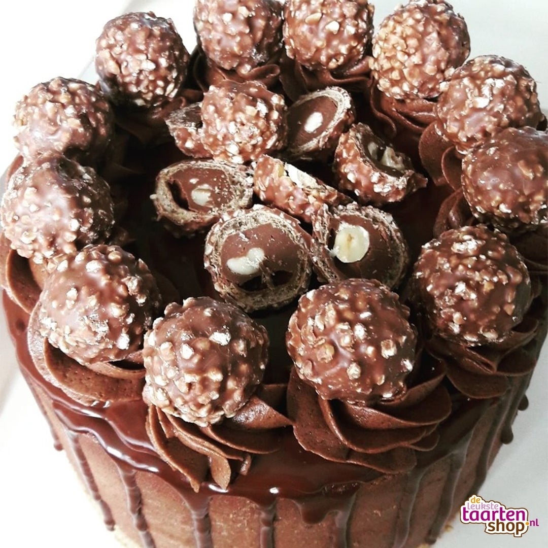 Ferrero Rocher chocolate cake by Amani Sweets