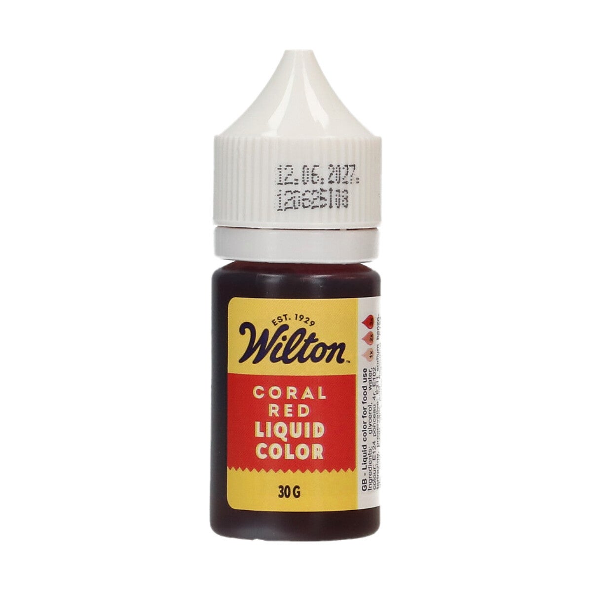 Wilton Liquid Color Coral Red 30g