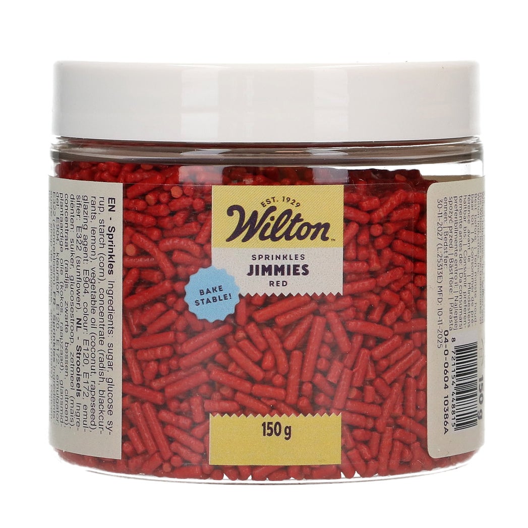 Wilton Sprinkles Jimmies Red 150g
