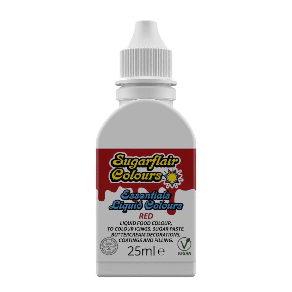 Sugarflair Liquid Colour Red 25ml