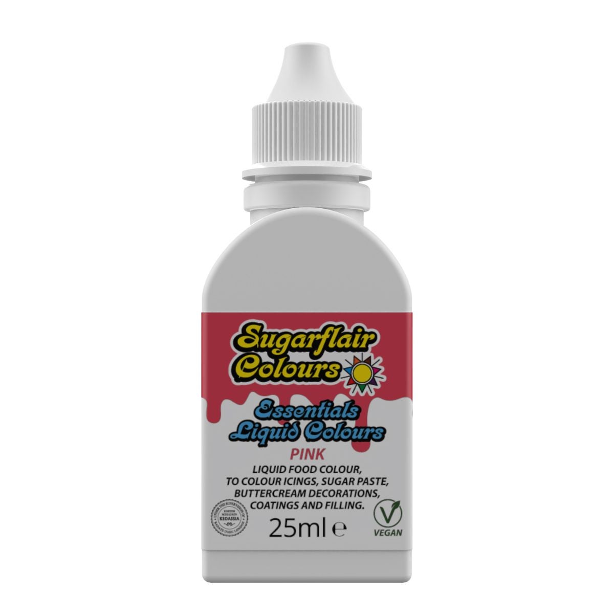 Sugarflair Liquid Colour Pink 25ml