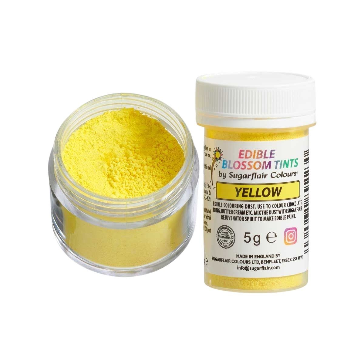 Sugarflair Blossom Tint Dust Yellow 5g