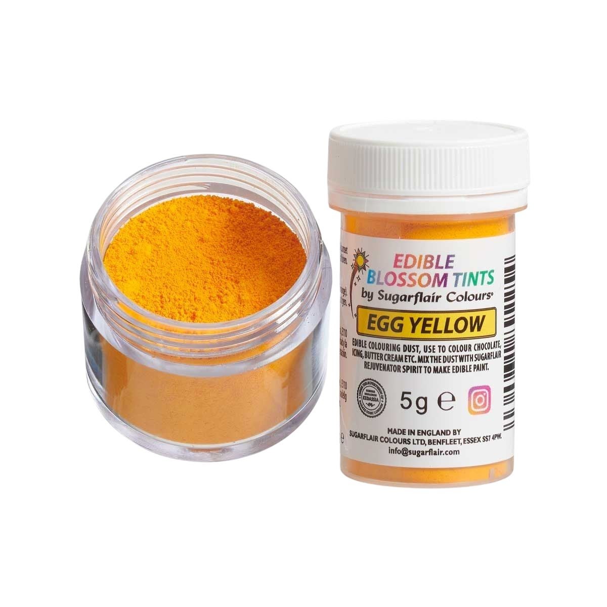 Sugarflair Blossom Tint Dust Egg Yellow 5g
