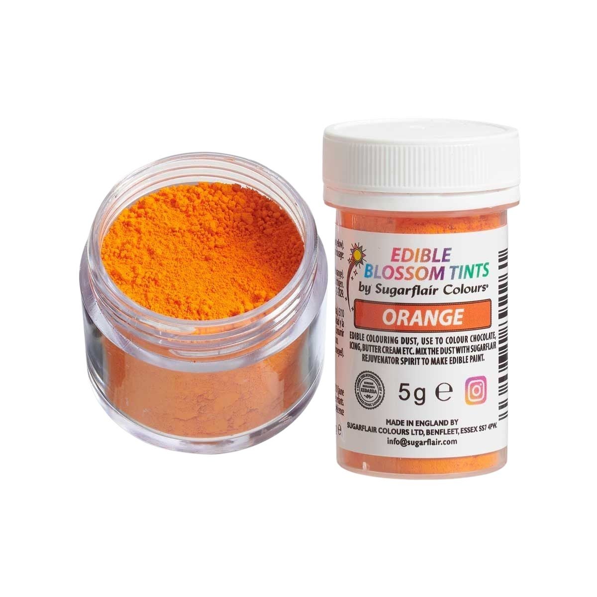 Sugarflair Blossom Tint Dust Orange 5g