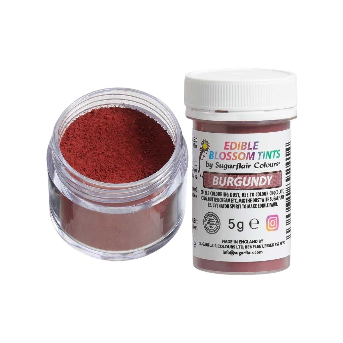 Sugarflair Blossom Tint Dust Burgundy 5g