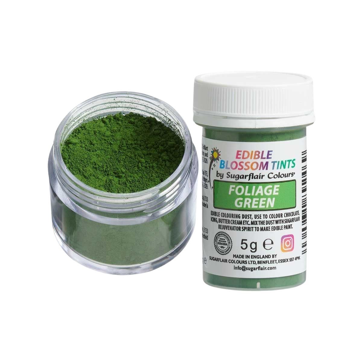 Sugarflair Blossom Tint Dust Foliage Green 5g