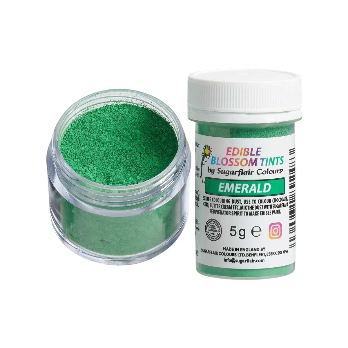 Sugarflair Blossom Tint Dust Emerald 5g