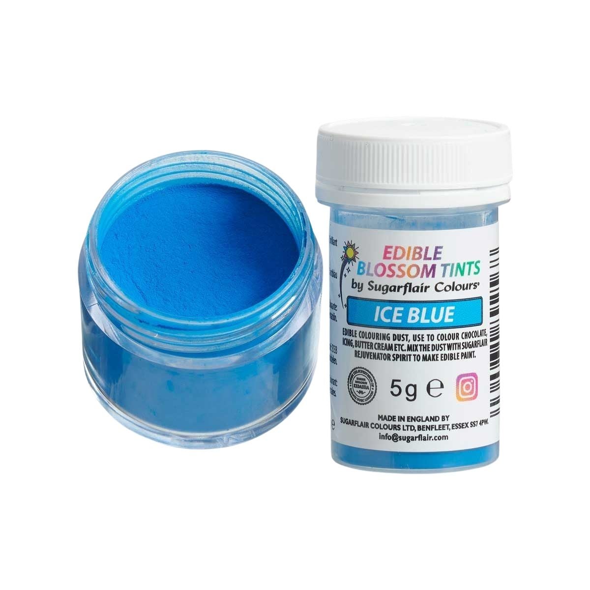 Sugarflair Blossom Tint Dust Ice Blue 5g