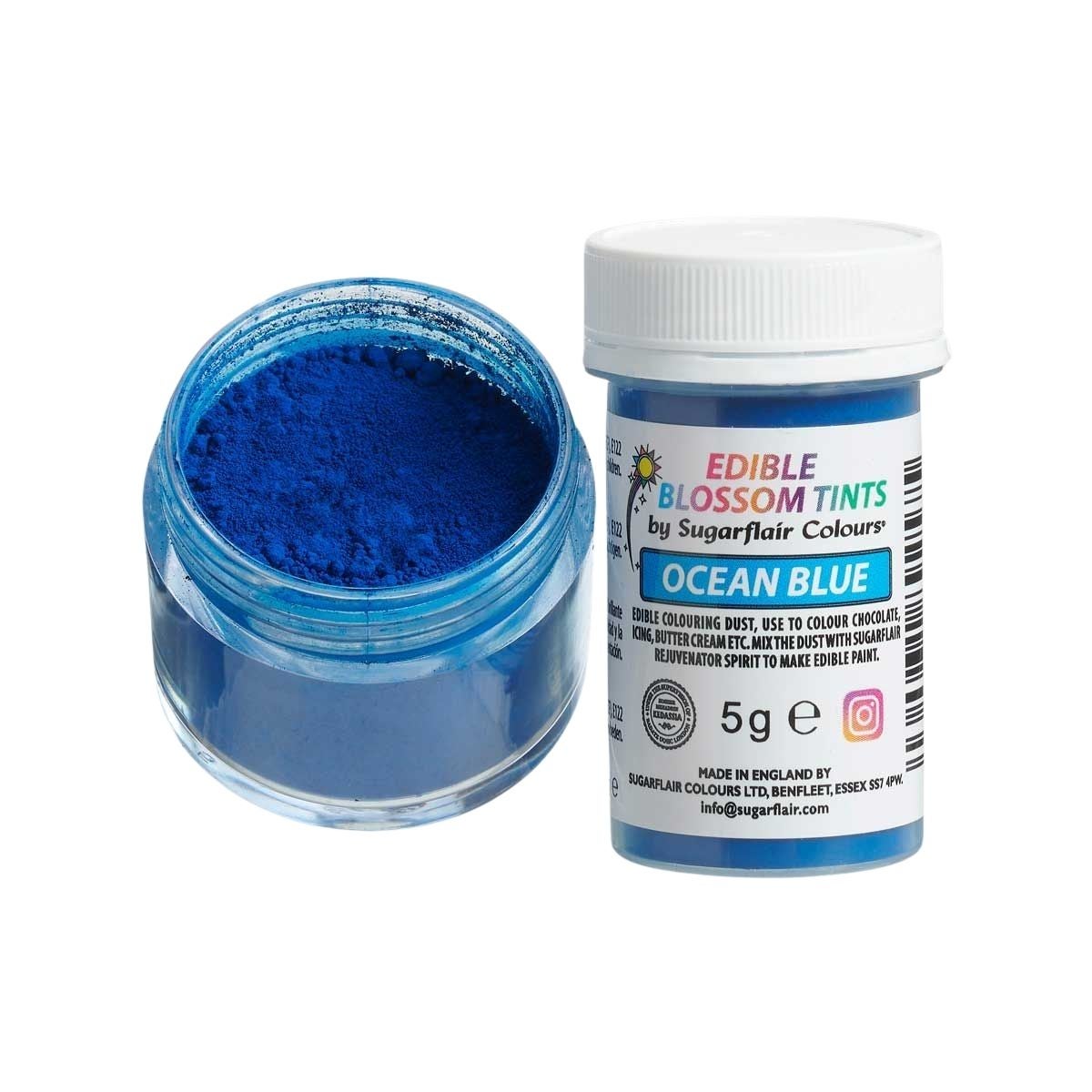 Sugarflair Blossom Tint Dust Ocean Blue 5g