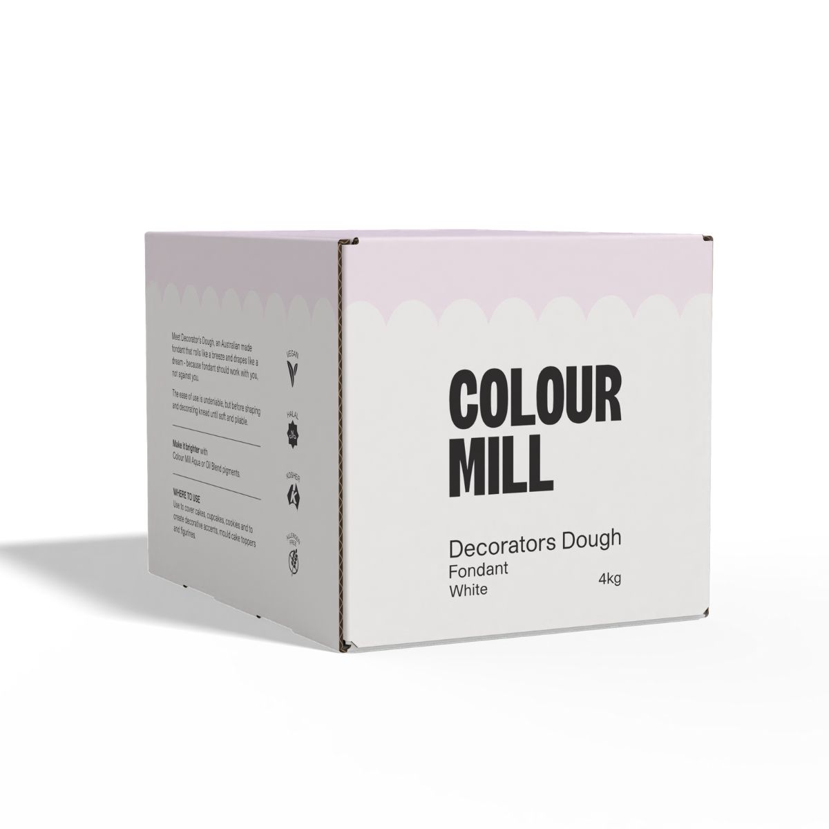 Colour Mill Sugar Paste Decorators Dough White 4kg