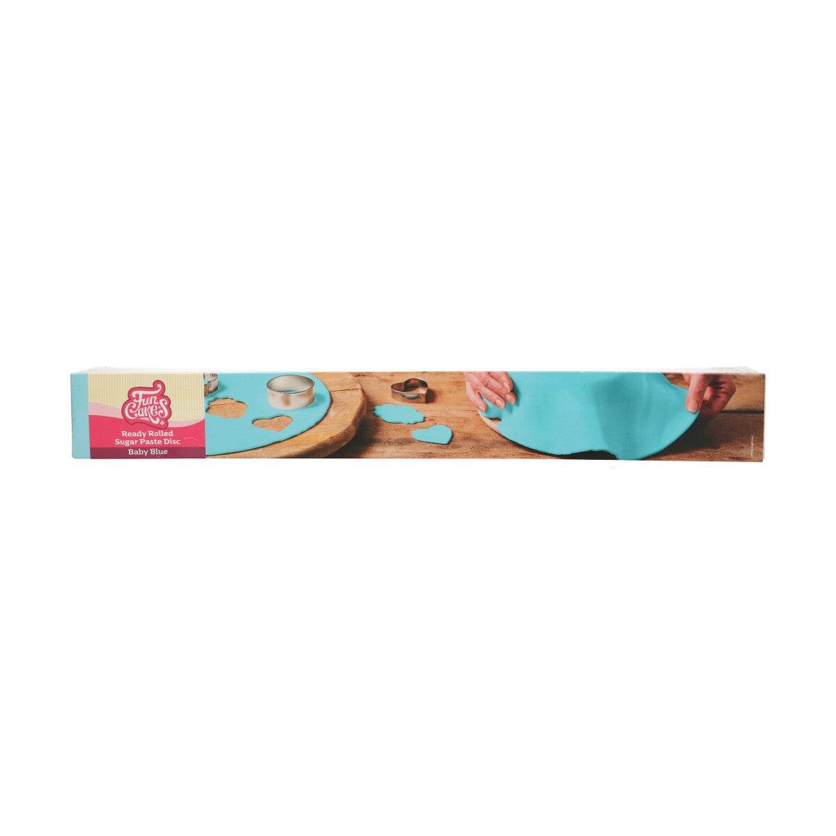 FunCakes Ready Rolled Sugar Paste Disc Baby Blue 430g BBD Discount