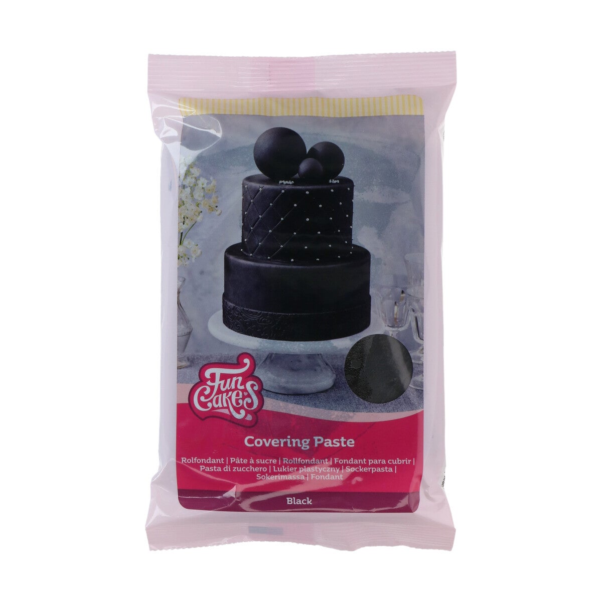 FunCakes Covering Paste Black 500g