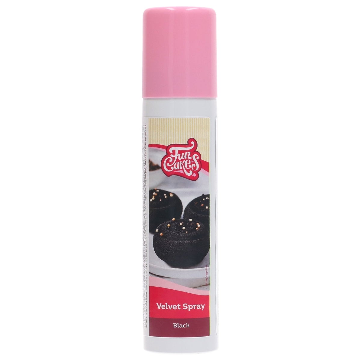 FunCakes Velvet Spray Black 100ml