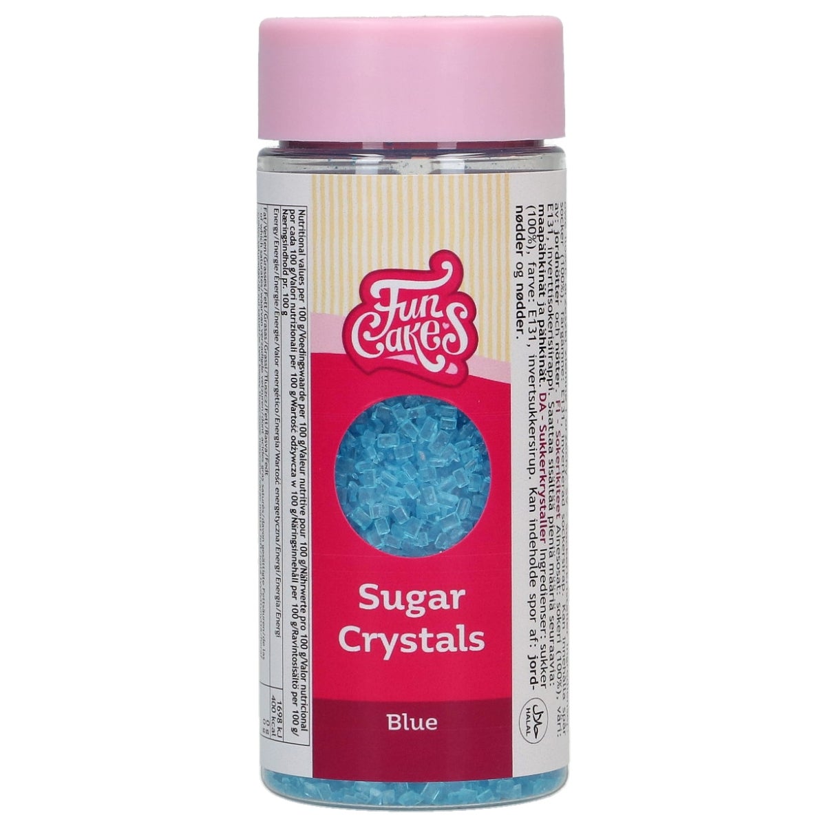 FunCakes Sugar Crystals Blue 80 g