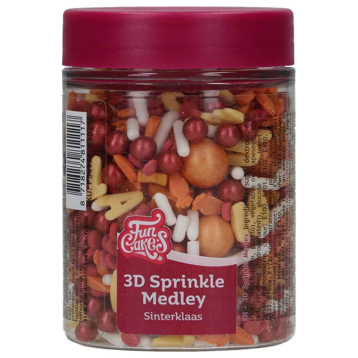 FunCakes 3D Sprinkle Medley Saint Nicholas 70g