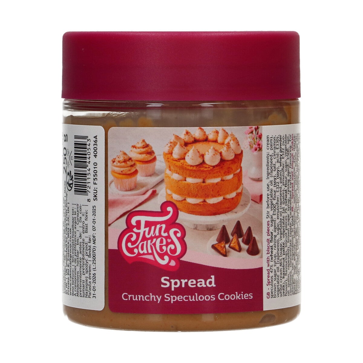 FunCakes Spread Crunchy Speculoos Cookies 250g