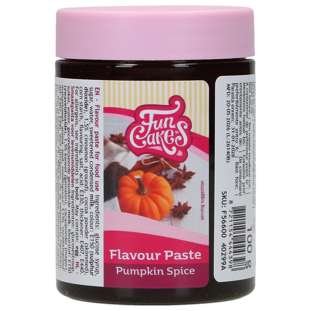 FunCakes Flavour Paste Pumpkin Spice 100g