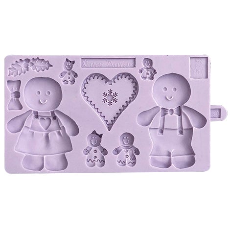 Karen Davies Siliconen Mould - Gingerbread Cookie