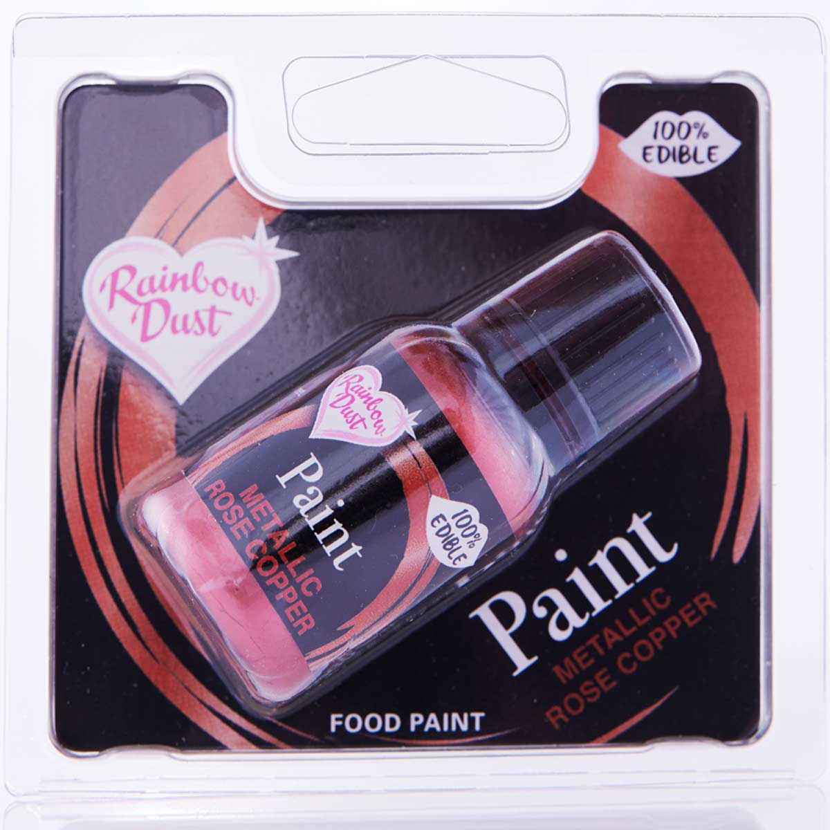 Rainbow Dust Metallic Paint Rose Copper 25g