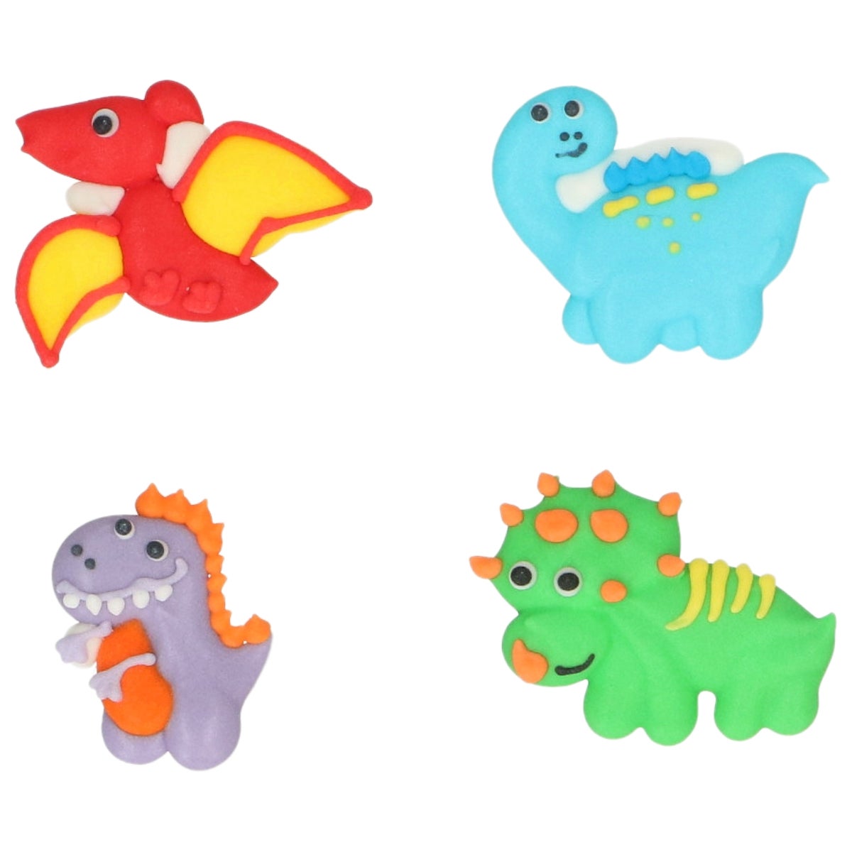 Wilton Sugar Decorations Happy Dino's set/8