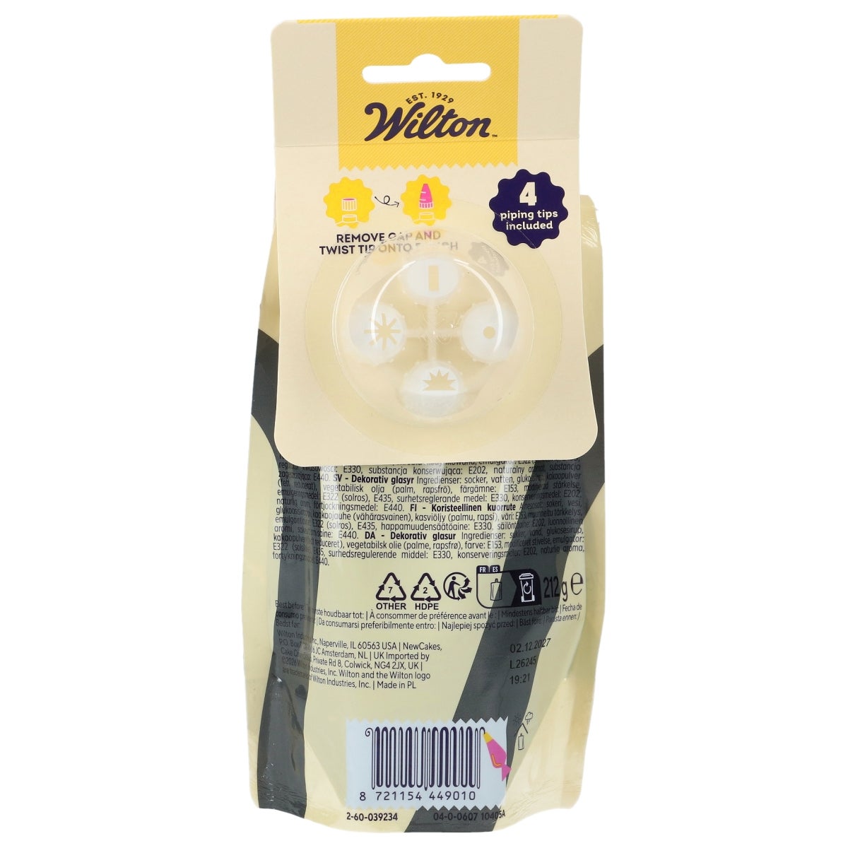 Wilton Decorator Icing Black 212g
