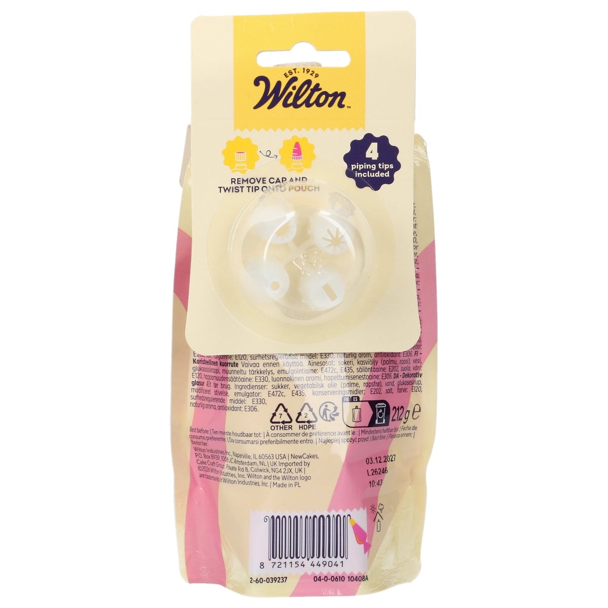 Wilton Decorator Icing Pink 212g