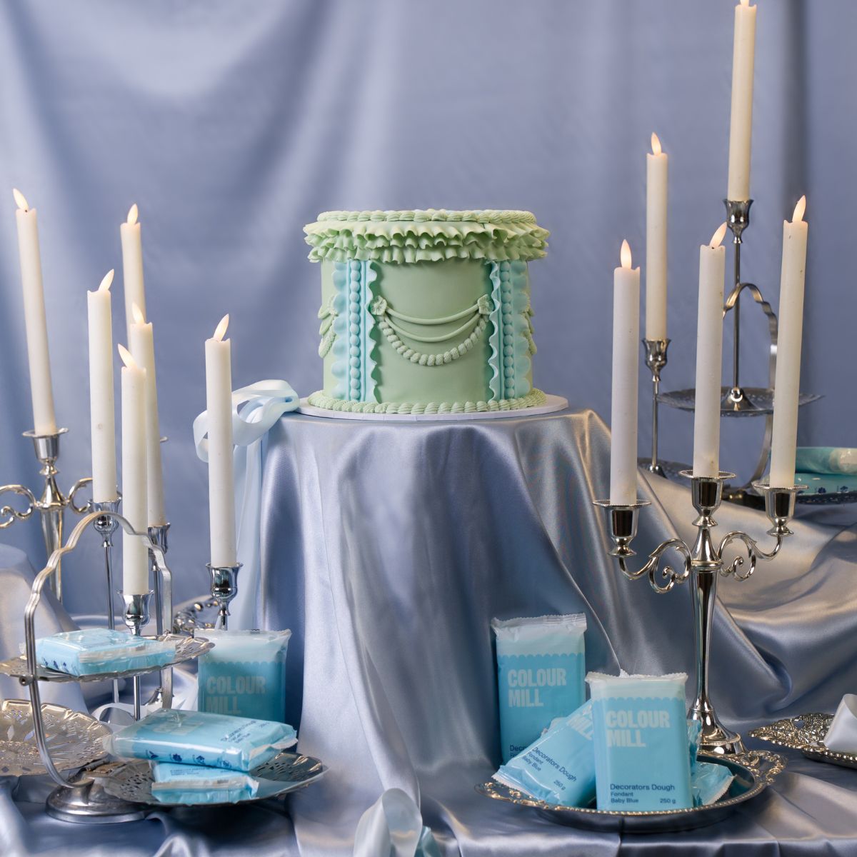 Colour Mill Sugar Paste Decorators Dough Baby Blue 250g