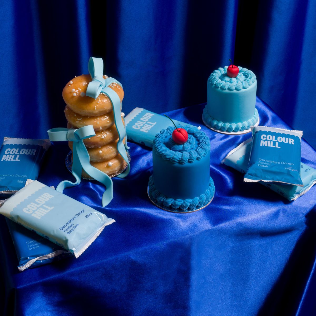 Colour Mill Sugar Paste Decorators Dough Cobalt Blue 250g