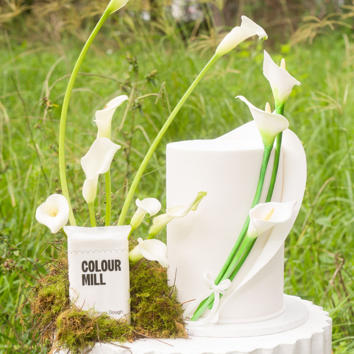 Colour Mill Sugar Paste Decorators Dough White 250g