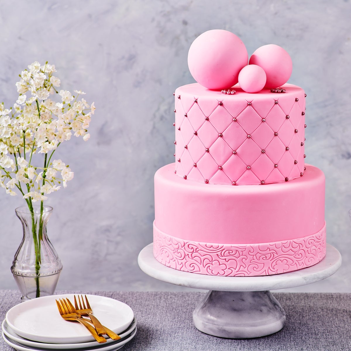 FunCakes Fondant Covering Paste Baby Pink 500g