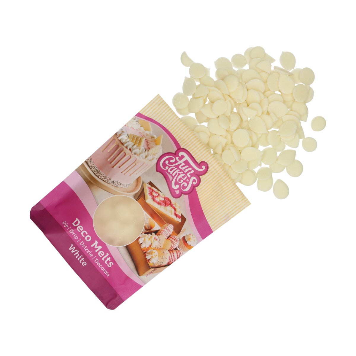 FunCakes Deco Melts White 250g