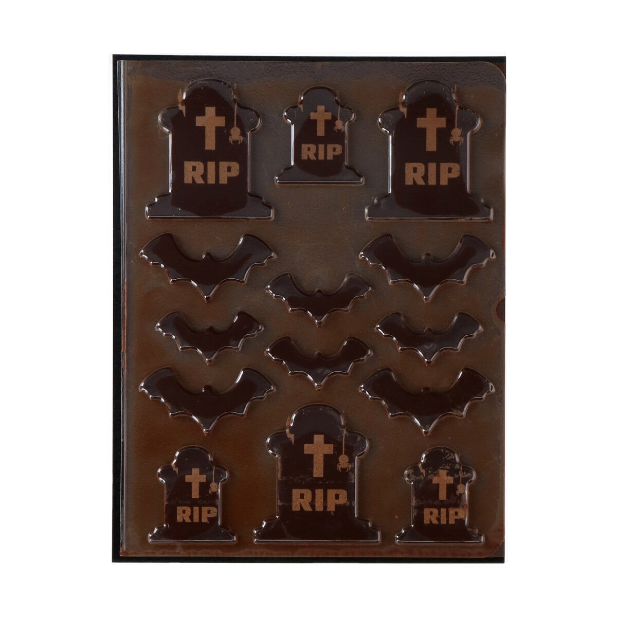 FunCakes Chocolate Decoration Halloween Graveyards set/12