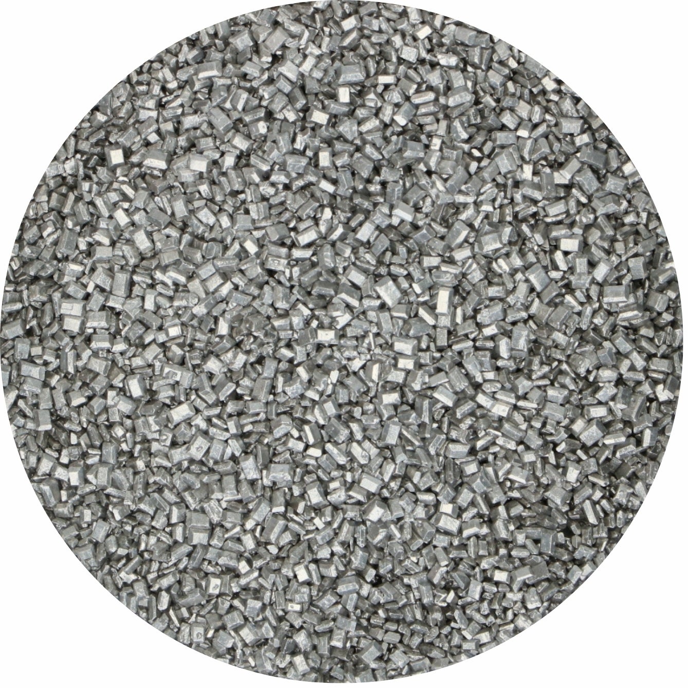 FunCakes Sugar Crystals Metallic Silver 80g
