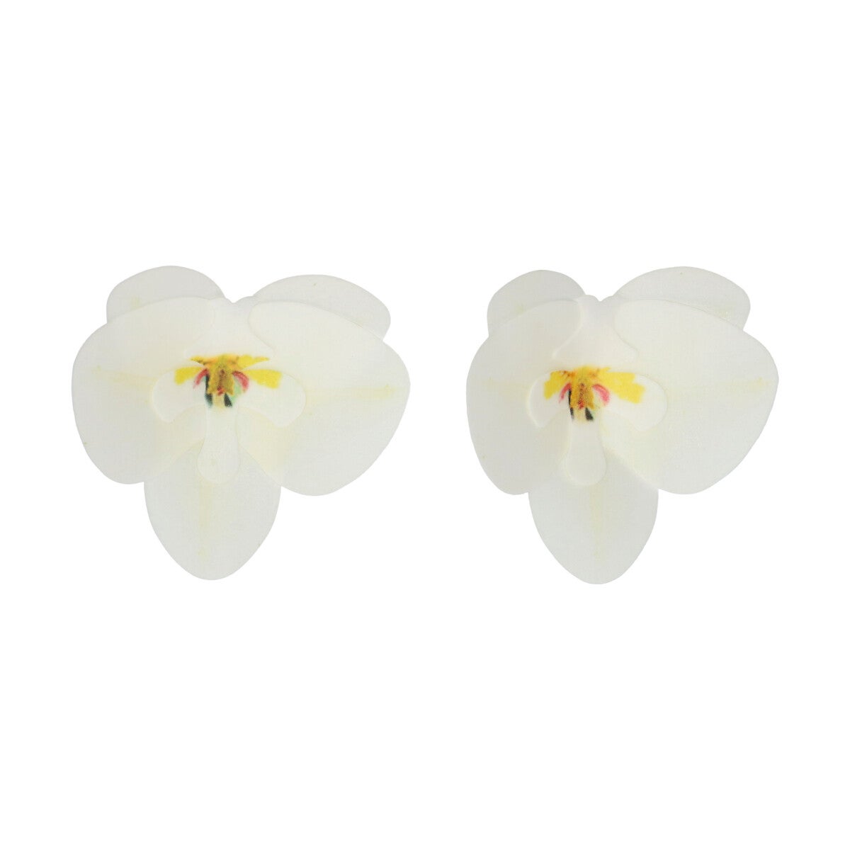 FunCakes Edible Wafer Flowers Deluxe Orchid White Medium pk/10