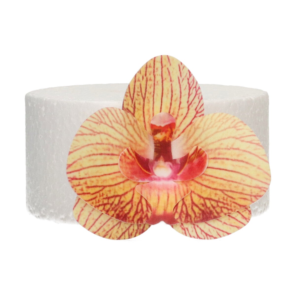 FunCakes Edible Wafer Flowers Deluxe Orchid Golden Brown Medium pk/10