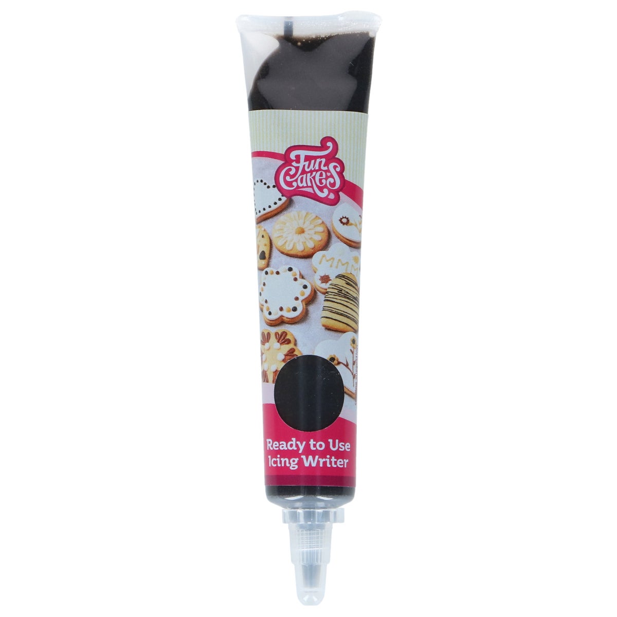 FunCakes Ready to Use Icing Writer Dark Choco Flavour 25g