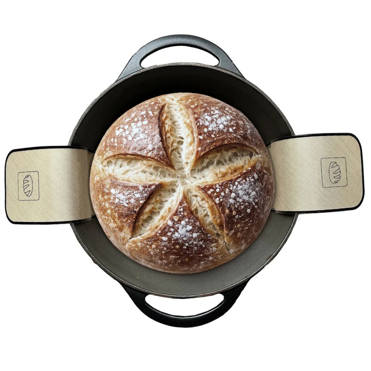 De KeukenBij Silicone Reusable Baking Paper Bread Sling 56x21cm