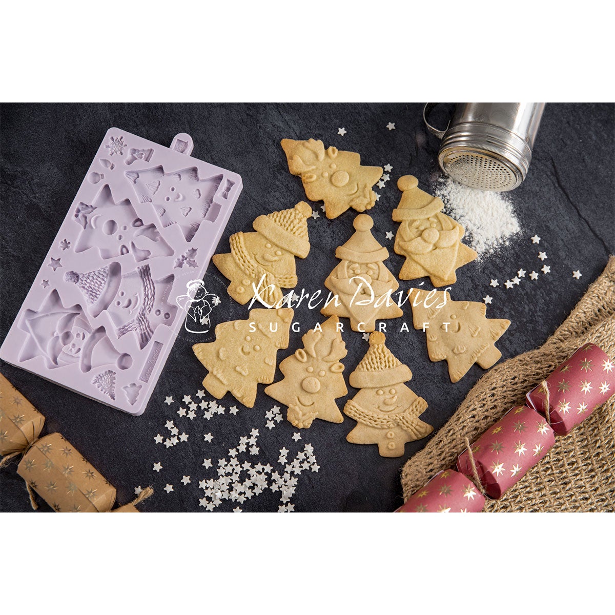 Karen Davies Silicone Mould - Christmas Tree Characters