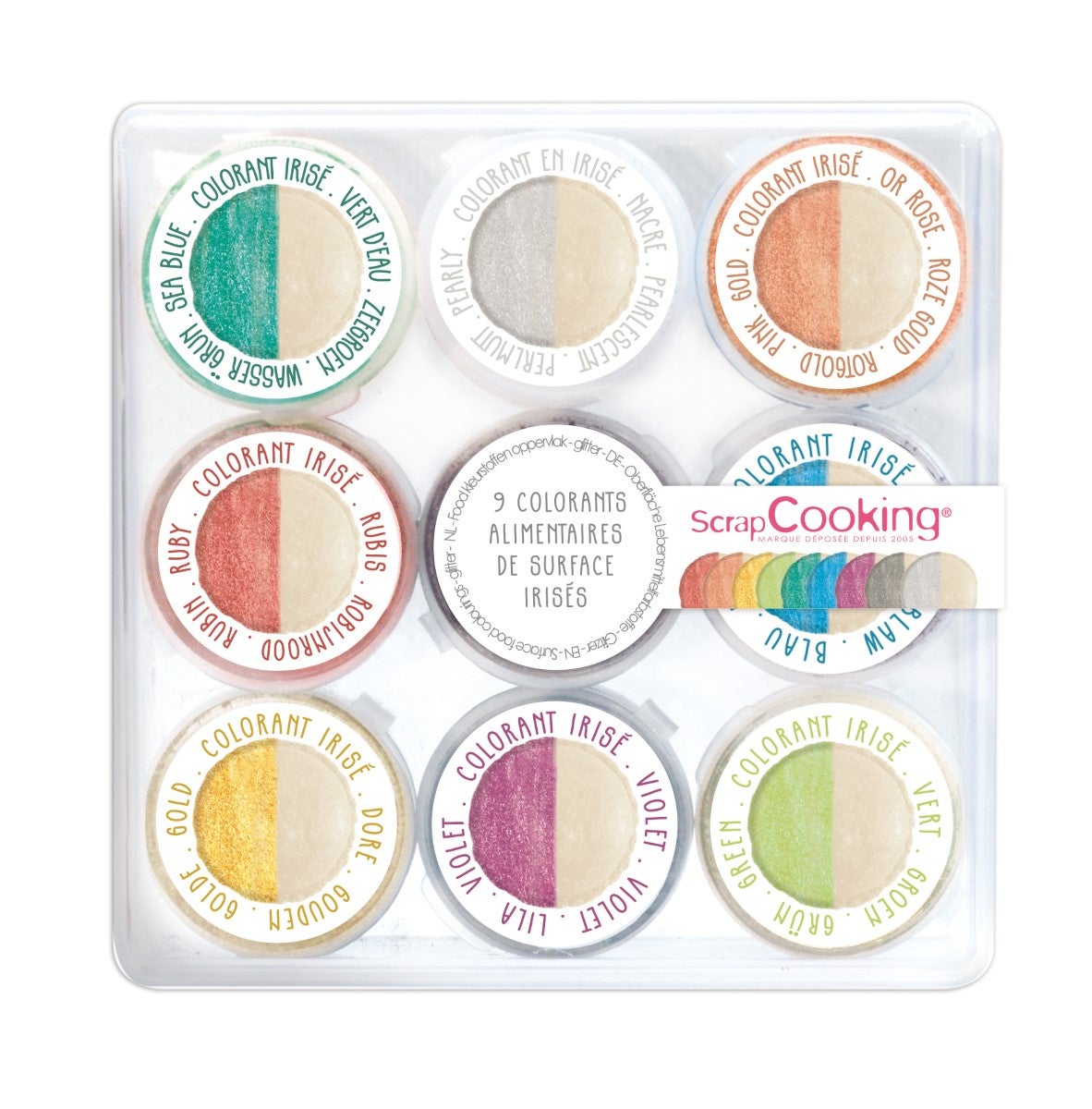 ScrapCooking Mini Powder Food Colour 1,5g set/9 BBD Discount
