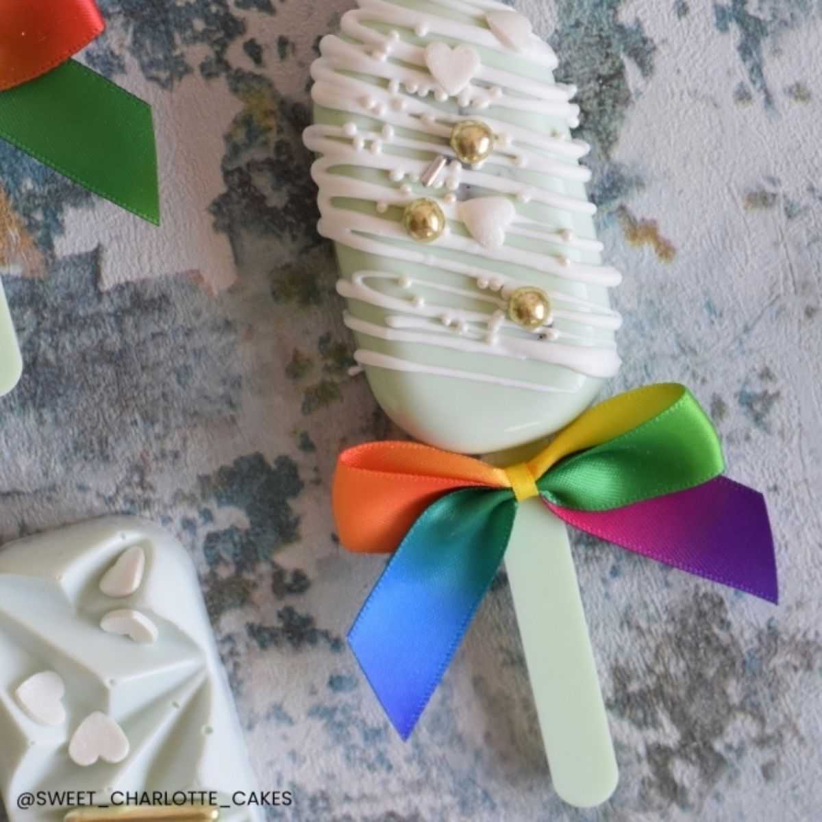 Simply Making Cakesicle Sticks Standard Pastel Green pk/10
