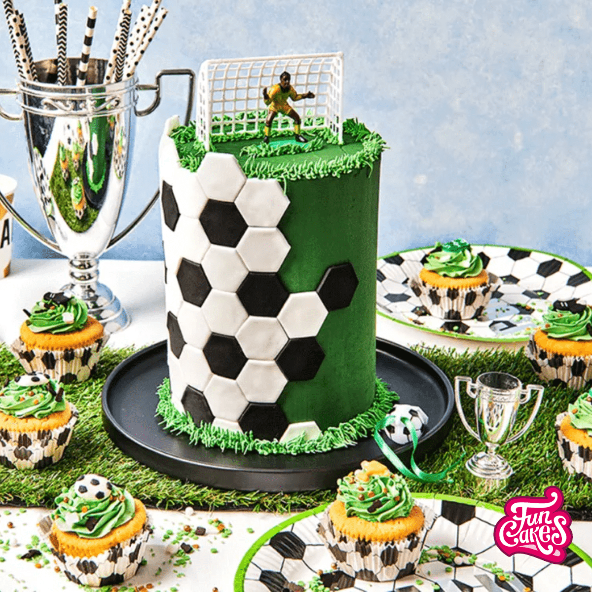 Football Cupcakes