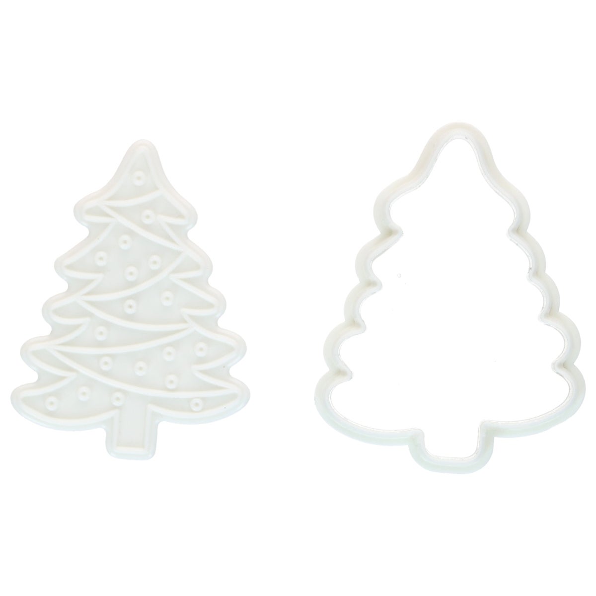 Wilton Cookie Cutter with Stamp Christmas Tree 7,5cm
