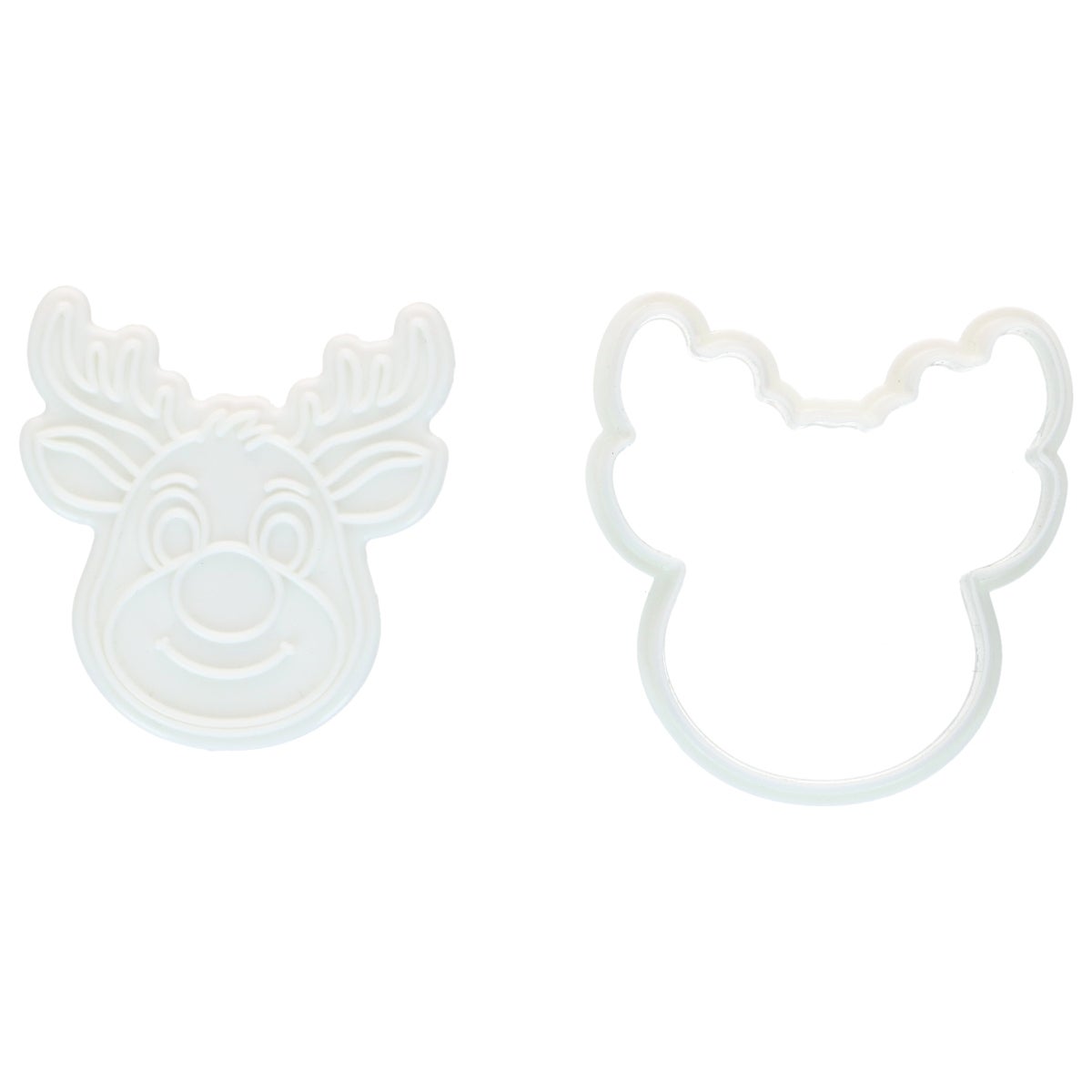 Wilton Cookie Cutter with Stamp Reindeer 7,5cm